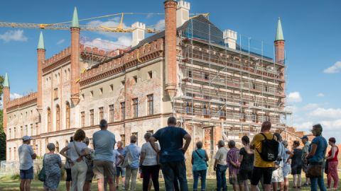 Baustellenführung auf Schlossgut Broock