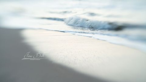 Wenn das Meer den Strand berührt, Fotografie, Warnemünde