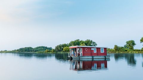 Familienurlaub auf dem Hausboot