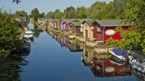 Kanal Neukalen auf der Kanu-Tages-Tour - von Salem nach Neukalen