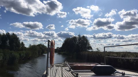 Fahrt gen Süden auf dem Kummerower See